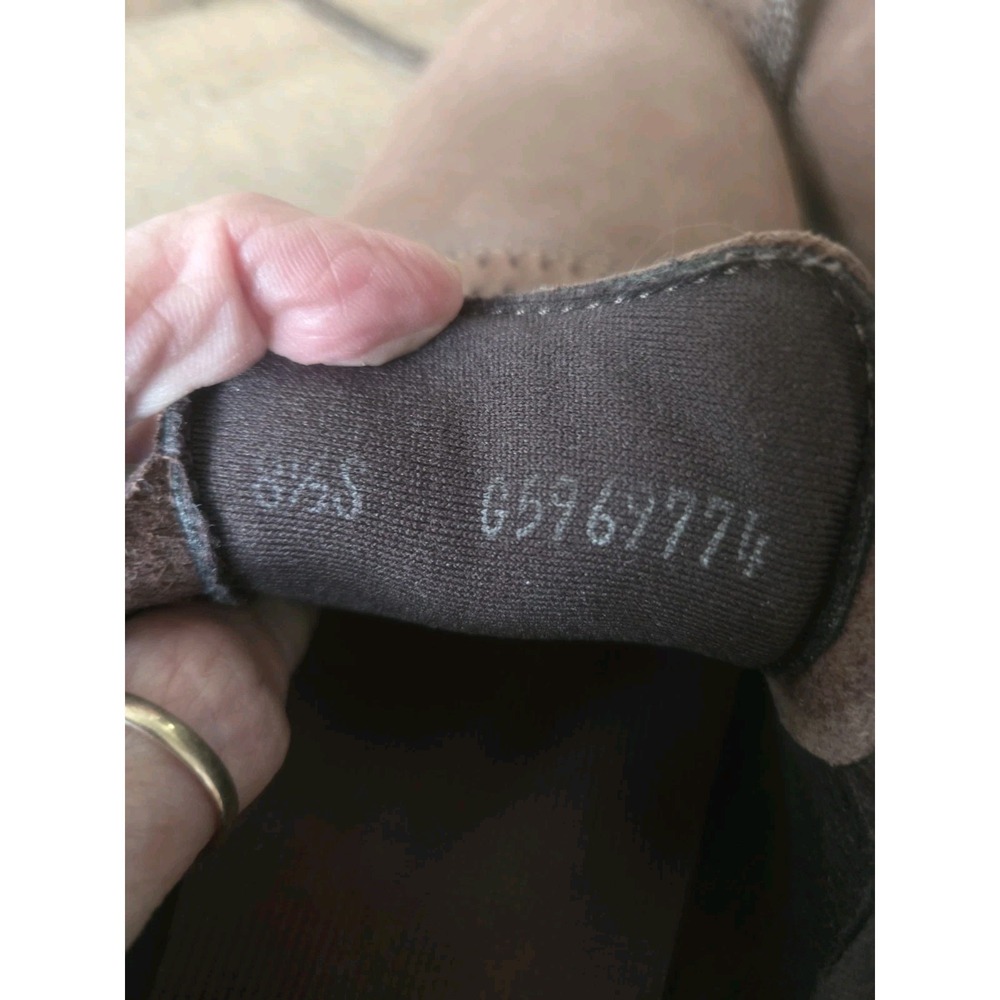 SAS Walk Easy Womens 8.5 S Brown Suede Leather Lace Up Comfort Walking Shoes USA - Picture 8 of 8